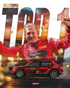 Jos Verstappen tijdens de Wallonië Rally 2026