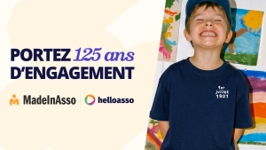 Vignette la loi du 1er juillet 1901 qui régit le fonctionnement associatif fête ses 125, découvrez la collection capsule élaborée par Hello Asso et Made In Asso et portez fièrement votre engagement !